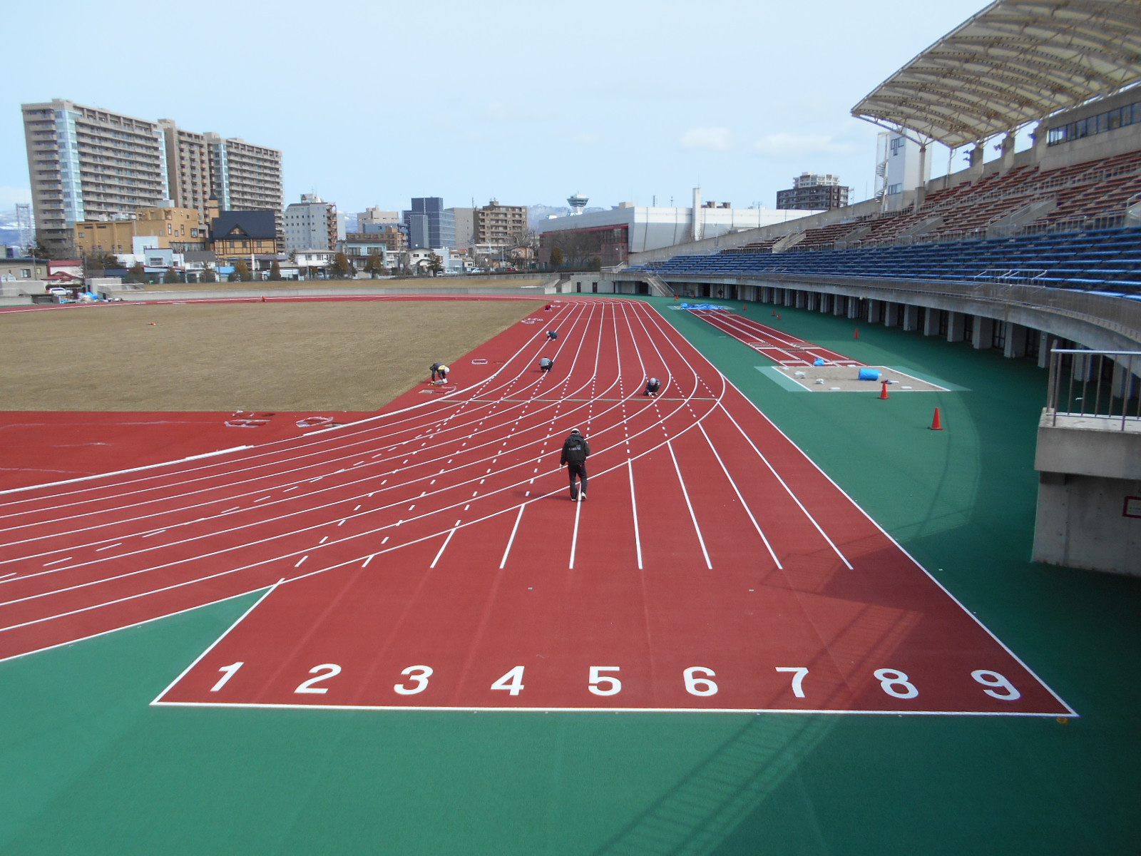 函館市千代台公園陸上競